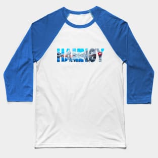 HAMNØY - Lofoton Islands Norway Harbour Baseball T-Shirt